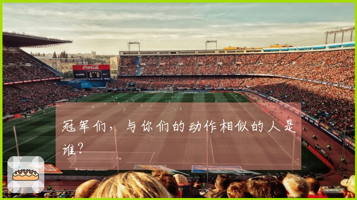 冠军们，与你们的动作相似的人是谁？